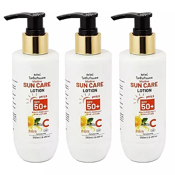 Mistline Sun Care SPF 50+ Vitamin C Lotion (250ml, Pack of 3)