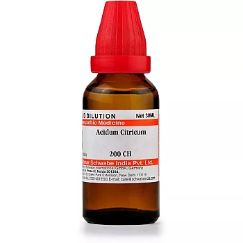 Willmar Schwabe India Acidum Citricum 200 CH (30ml)