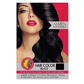 Adven Hair Color Black (30g)