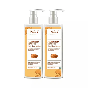 Jiva Ayurveda Almond Shampoo (200ml, Pack of 2)