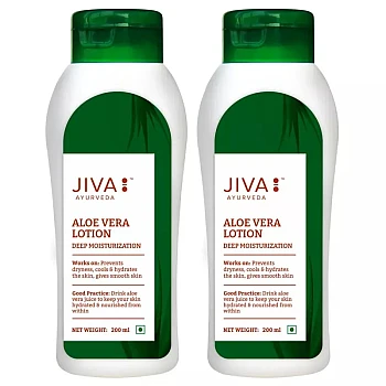 Jiva Ayurveda Aloe Vera Lotion (200ml, Pack of 2)