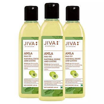 Jiva Ayurveda Amla Hair Oil (120ml, Pack of 3)