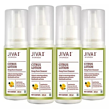 Jiva Ayurveda Citrus Lotion (100ml, Pack of 4)