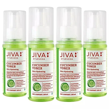 Jiva Ayurveda Cucumber Toner (100ml, Pack of 4)