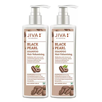 Jiva Ayurveda Black Pearl Shampoo (200ml, Pack of 2)