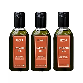 Jiva Ayurveda Jatyadi Oil (60ml, Pack of 3)