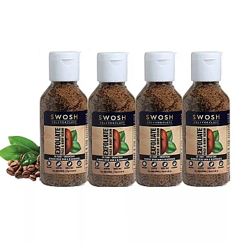 Swosh Exfoliating Face And Body Scrub (75g, Pack of 4)