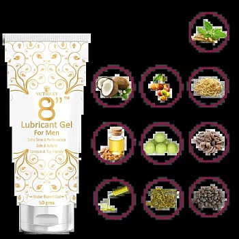 Nutriley 8 Inch Lubricant Gel For Men (50g)