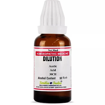 Similia India Acetic Acid 30 CH (30ml)