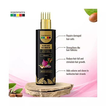 Organix Mantra Black Seed Red Onion Oil (250ml)