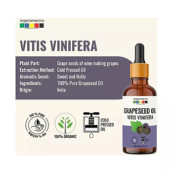 Organix Mantra Grapeseed Oil (30ml, Pack of 2)