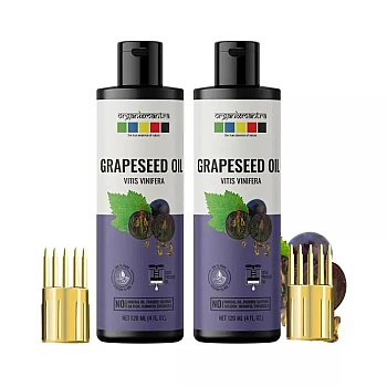 Organix Mantra Grapeseed Oil (120ml, Pack of 2)