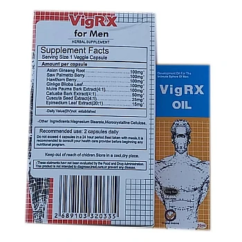 Girik Vigrx Capsules + Vigrx Oil (60Caps + 30ml Oil) (1Pack)