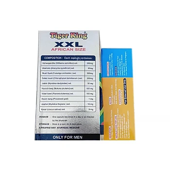 Girik Tiger Xxl Capsules + Vigrx Oil (60Cap + 30ml Oil) (1Pack)