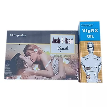 Girik Josh E Azam Capsules + Vigrx Oil (10Cap + 30ml Oil) (1Pack)