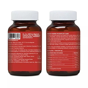 Zeroharm Narie Pcos/Pcod Care (60caps)