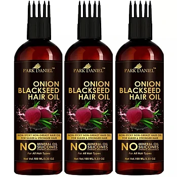 Park Daniel Onion Blackseed Hair Oil (100ml, Pack of 3)
