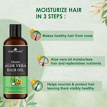 Park Daniel Onion Aloe Vera Hair Oil (100ml)