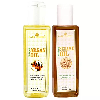 Park Daniel Premium Argan & Sesame Oil (Each 100ml) (1Pack)