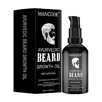 Mancode Ayurvedic Beard Growth Oil For Men (50ml)