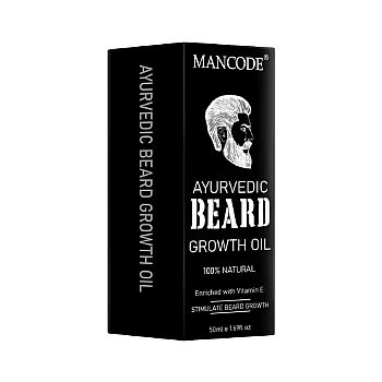 Mancode Ayurvedic Beard Growth Oil For Men (50ml)