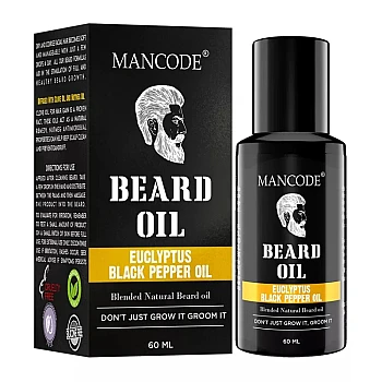 Mancode Beard Oil Eucalyptus & Black Pepper Oil (60ml)