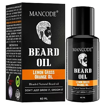 Mancode Beard Oil Lemon Grass & Orange Oil (60ml)