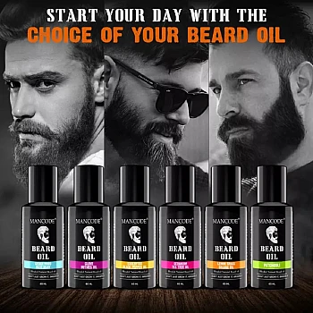 Mancode Beard Oil Lemon Grass & Orange Oil (60ml)