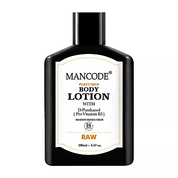 Mancode Raw Perfumed Body Lotion With D-Panthanol For Men (200ml)