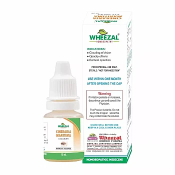 Wheezal Cineraria Maritima Eye Drops (Alcohol Free) (10ml)