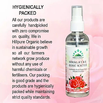Hillpure Organic Himalayan Rose Water (100ml)