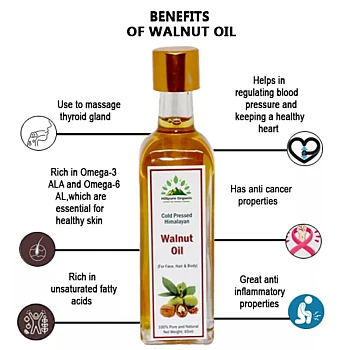 Hillpure Organic Walnut Oil (65ml)
