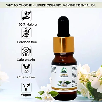 Hillpure Organic Jasmine Essential Oil (10ml)