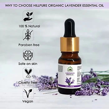 Hillpure Organic Lavender Essential Oil (10ml)