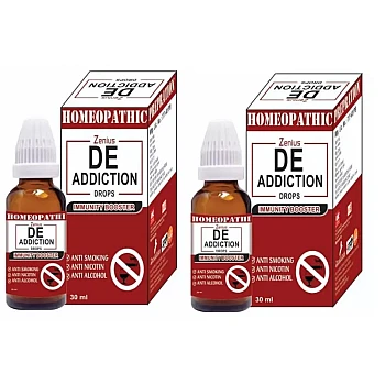 Zenius India De Addiction Drops (30ml, Pack of 2)