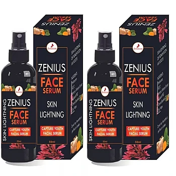 Zenius India Face Serum (50ml, Pack of 2)