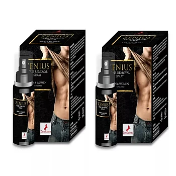 Zenius India Hair Removal Spray (100ml, Pack of 2)