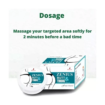 Zenius India Butt & Thug Cream (50g, Pack of 3)