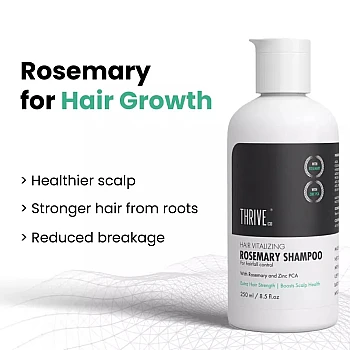 ThriveCo Hair Vitalizing Rosemary Shampoo (250ml)