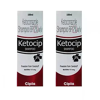 Cipla Ketocip 2% Shampoo (Buy 1 Get 1 Free) (100ml)