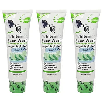 YC Whitening Cucumber Extract Face Wash (100ml, Pack of 3)