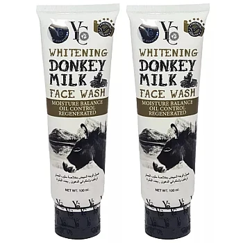 YC Whitening Donkey Milk Face Wash (100ml, Pack of 2)