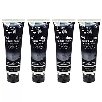 YC Whitening Clay Extract Face Wash (100ml, Pack of 4)