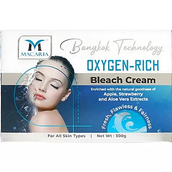Macaria Oxygen Rich Bleach Cream (300g)