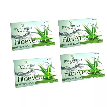 New Shama Jiyo Fresh Herbal Aloevera Soap (100g, Pack of 4)