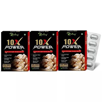 Riffway 10X Power (10caps, Pack of 3)