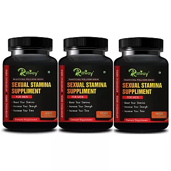 Riffway Sexual Stamina Supplement Capsules For Man (15caps, Pack of 3)