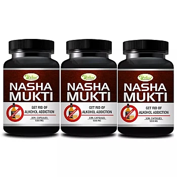 Riffway Nasha Mukti For Alkohol Addiction (30caps, Pack of 3)