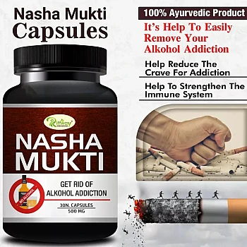 Riffway Nasha Mukti For Alkohol Addiction (30caps, Pack of 3)