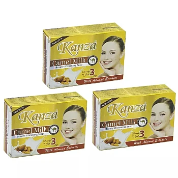 Kanza Camel Milk Beauty Whitening Soap (90g, Pack of 3)